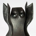 Goddess of Fire. 2005, 6w x 3 1/2d x 14h inches - salvaged steel, paste wax. Photo: Trent Watts